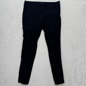 Ann Taylor Navy-Black Skinny Ponte Pants